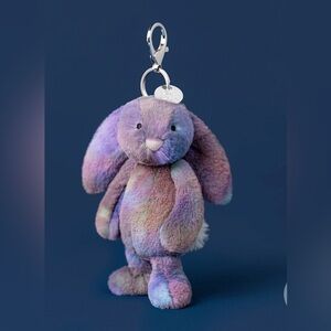 Zodihop Luxe Bunny Bag Charm by Jellycat nwt dust bag included space series